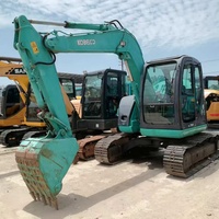 Excavator Mini Bekas Kobelco SK70SR Mesin Jepang Crawler Bagger SK75 130 140 200 250 260 350 480 KOBELCO
