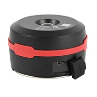 Lampe de poche LED portable lanterne à ressort pliable tente de lampe de poche d'urgence extérieure et lumière en maille pour le camping paysager