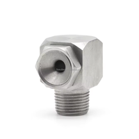 Boquilla de Pulverización de Cono Hueco Tangencial de Acero Inoxidable Huajue de 3/4 Pulgadas, Tipo Estándar, Ángulo de Pulverización de 51-114 Grados, Alta Presión