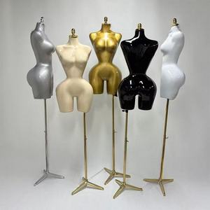 BBL mujeres maniquí con curvas vestido de niña brasileña tamaño de la forma caderas <span class=keywords><strong>grandes</strong></span> busto medio cuerpo mujer maniquíes dorados torso femenino - Product Image 6