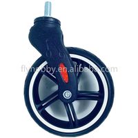 Roues et pneus de 6 pouces, roue pivotante universelle en mousse PU pour chariot
