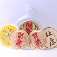 Etiqueta de Vino con Textura Metálica Holográfica en Relieve, Adhesivo de Aluminio para Placa de Identificación, Etiqueta para Whisky, Vino Tinto, Botella de Cerveza