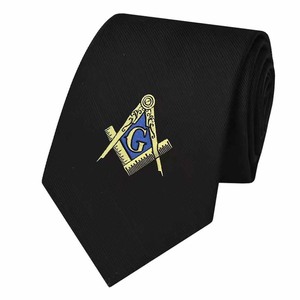 <span class=keywords><strong>Cravate</strong></span> en polyester jacquard de haute qualité Keer, logo de <span class=keywords><strong>marque</strong></span> célèbre, <span class=keywords><strong>cravate</strong></span> classique maçonnique - Product Image 2