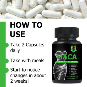 Private Labels Dong Quai Extract Capsules Energy Boost Maca Capsules for Promote Bum and Hips Growth Nutritional <b>Supplements</b> - Product Image 5