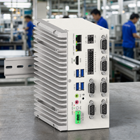 Boîtier PC industriel embarqué WiFi/4G/5G ODM/OEM, processeur Core I7/i5/i3, calcul sans ventilateur