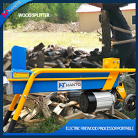 Mesin Pemroses Kayu Bakar Listrik 8 Ton, Desain Horizontal Stabil, Motor Berperingkat IP54