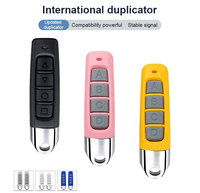 Télécommande RF de clonage de code duplicateur 433/315/330/318 MHz, 4 boutons, mini portable en plastique, portée de 30 m, émetteur