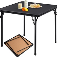 Table de jeu pliante en bambou, table à cartes multifonctionnelle, pliable, portable, intérieur/extérieur