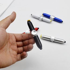 Stylo Fidget Spinner Multifonctionnel 3-en-1 Personnalisé Anti-Stress Rotatif avec Stylet et Lumière LED – Nouveauté Unique - Product Image 4