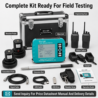 Testeur d'épaisseur de dalle GTJ LBY, appareil portable de mesure de la profondeur du béton avec kit de sondes émetteur-récepteur