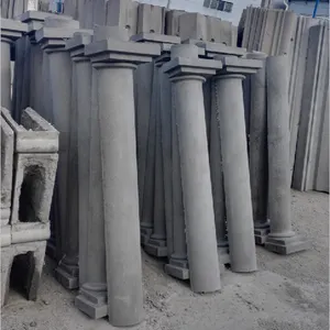 Chất lượng cao bền ngoài trời lớn trang trí GRC Corinthian <span class=keywords><strong>Roman</strong></span> cột vốn rỗng bán trực tiếp nhà máy cho dự án trụ cột - Product Image 5