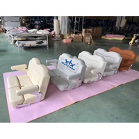 Chaise de yacht double de luxe pour mobilier marin avec éponge à haute résilience pour pont de bateau et embarcation