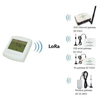 Capteur de température et d'humidité sans fil Lora pour système de surveillance intelligent de la température de l'entrepôt de la ferme du musée