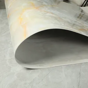 Factory Direct Sale High Gloss Uv Coating Waterproof Black Marble Pvc Wall Panel Pvc Marble Wall Panel