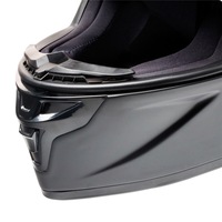 Tronsmart JBR — casque de vélo de course universel Vintage ABS, casque complet à lentille Standard, de couleur noire mate, pour visage complet