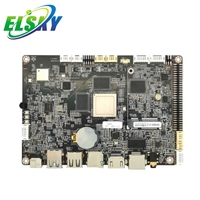 ELSKY Fanless EK9900 4/32G Android Placa base con CPU Rockchip RK3399 2,0 4K Pantalla 2COM RS232 brazo placa base
