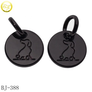 Custom Embossed Letter Metal Jewelry Pendant Antique <strong>Silver</strong> logo Metal Round <strong>Charms</strong> for <strong>Bracelet</strong> Fitting - Product Image 4