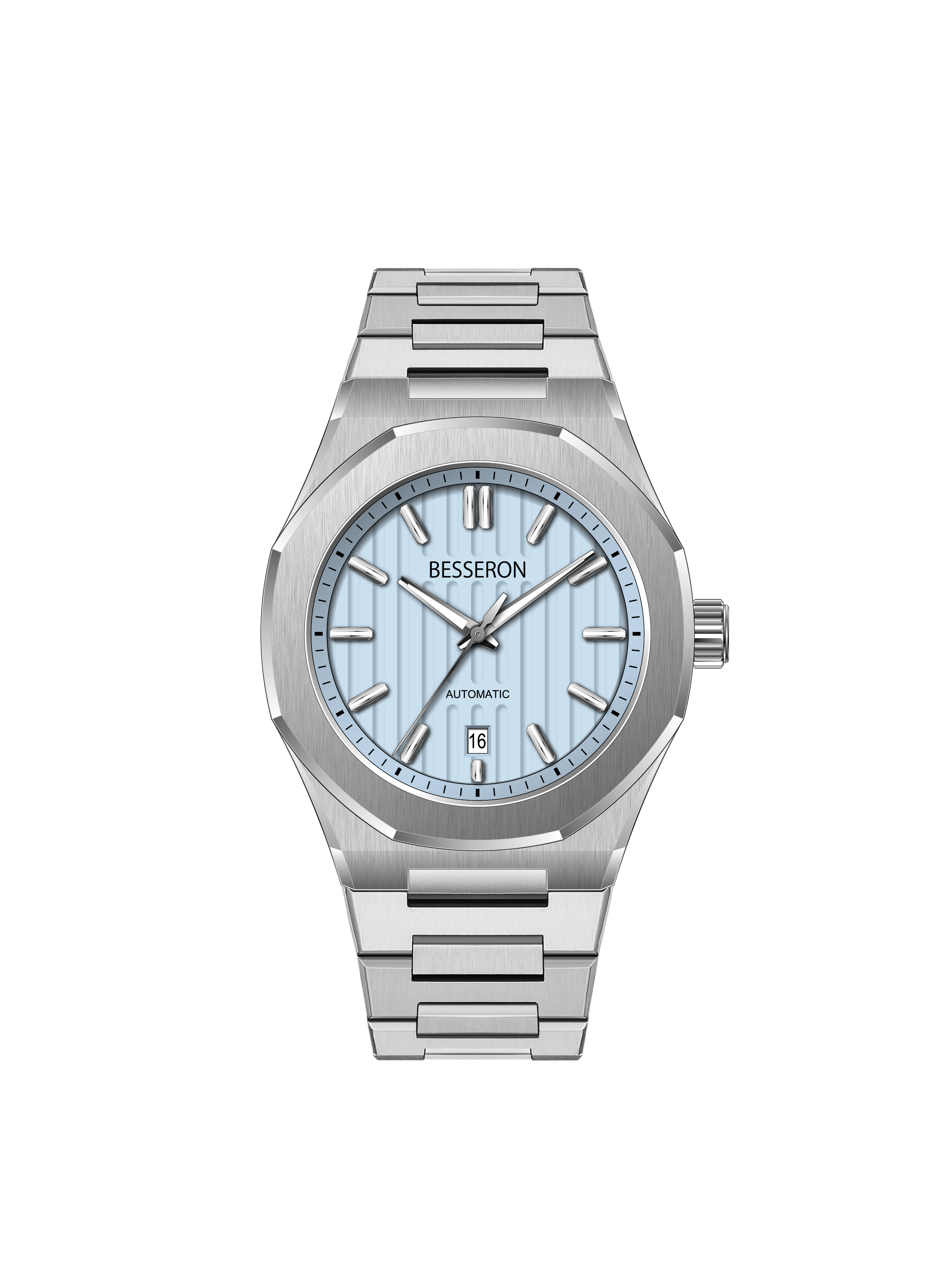 Montre automatique bleu ciel