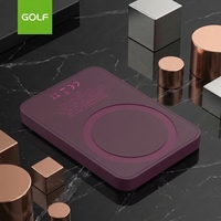 Mini chargeur portable à affichage LED magnétique, batterie au lithium, vente en gros OEM, PD 20W, charge rapide sans fil, batterie externe 5000mAh