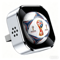 Adaptateur sans fil 2-en-1 CarPlay Android Auto USB 2026 au design football, Dongle CarPlay