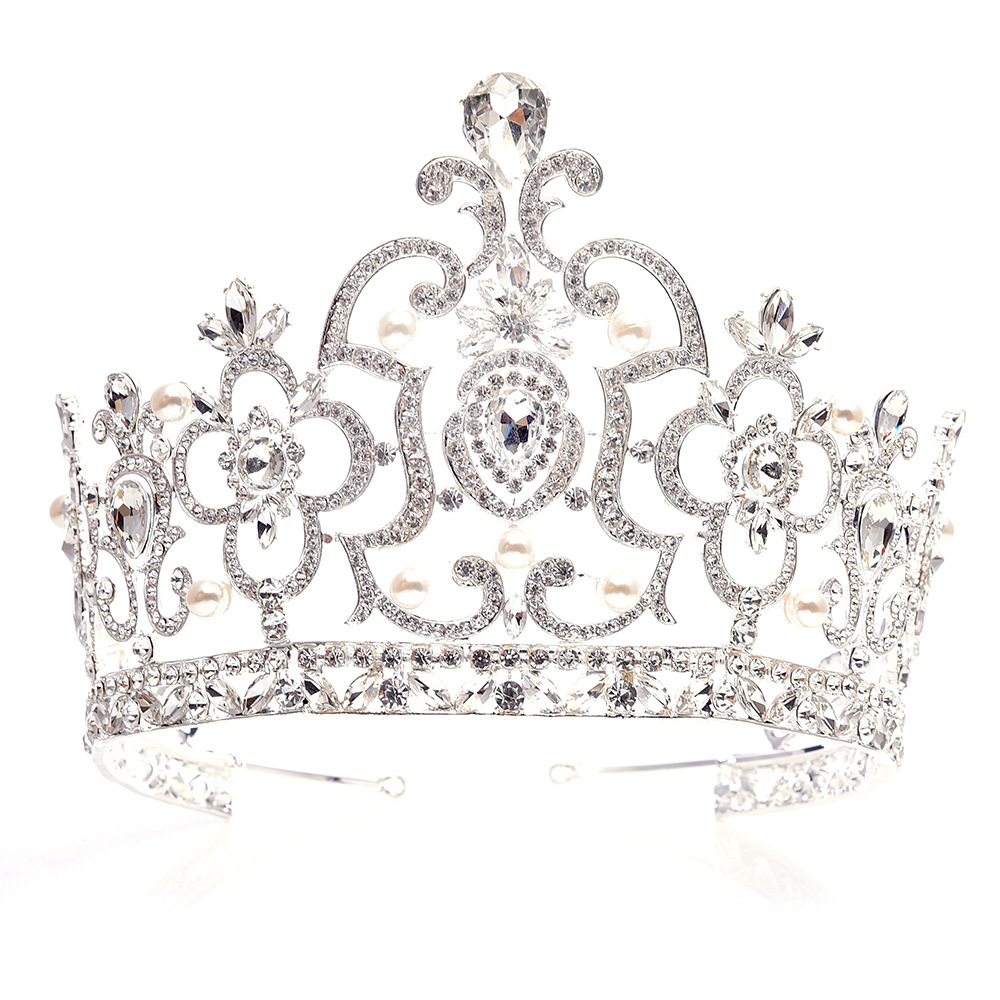 AYVRUOP Bandeau Rétro à Long Pompon Elfe Princesse Sirène - Diadème Accessoire Cheveux Femme Or Rouge
