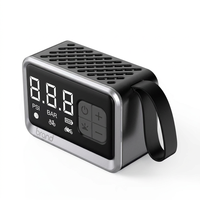 Gonfleur de pneus numérique portable, pompe à air alimentée par batterie avec sangle de transport, écran LCD pour voiture, vélo, moto