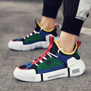 2020 nuovo design colorato maschile in pelle scamosciata traspirante skateboard scarpe sportive moda <span class=keywords><strong>uomo</strong></span> <span class=keywords><strong>sneakers</strong></span> - Product Image 6