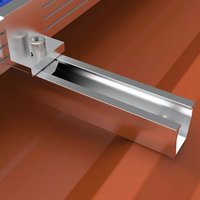 Composants de montage sur rail en aluminium 6005-T5 pour système de montage solaire sur toit en tuiles