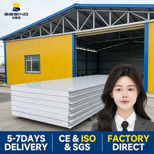 Vente directe d'usine, panneaux muraux, panneaux sandwich, tôle d'acier galvanisée, <span class=keywords><strong>isolation</strong></span> <span class=keywords><strong>thermique</strong></span> haute densité à prix préférentiels - Product Image 2