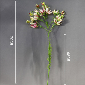 Vente chaude : Tiges de <span class=keywords><strong>lotus</strong></span> des neiges en soie réalistes, fleurs artificielles haut de gamme à branche unique pour la décoration de mariages et événements de luxe, approvisionnement en gros - Product Image 4