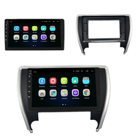 Radio Mobil Android 15 dengan Dudukan Dashboard dan Layar OLED 3G/4G untuk Toyota Camry 2015-2017, Navigasi GPS, Pemutar Multimedia, CarPlay
