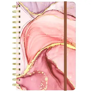 Journal Planner Organizer Spiral Diary Notebook Kostenloses Musterbuch Druck bindung Benutzer definierte tägliche mentale Spirale