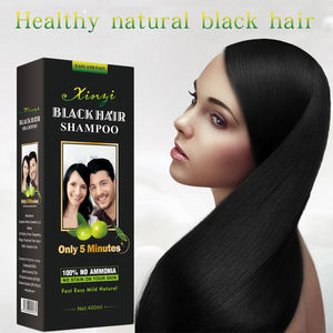 काले बाल डाई शैम्पू ओएम xinज़ी ब्रांड रंग निर्माता का अपना ब्रांड स्थायी अदरक काले बाल डाई शैम्पू - Product Image 6