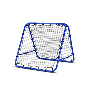 Professional Dual Soccer Rebound <b>Trainer</b> Heavy-Duty Steel Football Rebound Net Premium Dual Rebound Soccer <b>Trainer</b> - Product Image 1