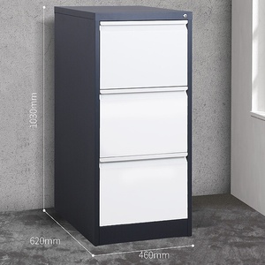 Chất lượng tốt nhất bán buôn giá rẻ nhất kim loại 3 ngăn kéo văn phòng lưu trữ Tủ hồ sơ - Product Image 5