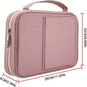 28x21x6cm Soft <b>Bible</b> Case with Zippered <b>Pocket</b> and Handle Fits <b>Bible</b> - Product Image 1
