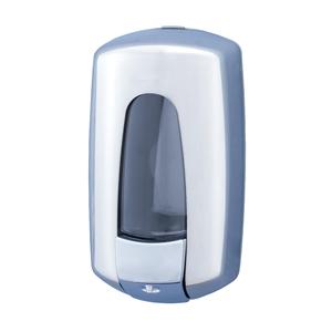 Dispenser di sapone in acciaio inox da 0,9 L, montaggio a parete per uso in bagno - Product Image 1