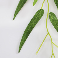Plantes suspendues artificielles en faux feuillage, feuilles de saule artificielles