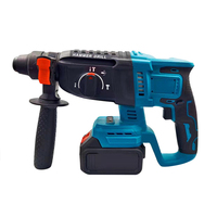 Vente en gros de marteau perforateur électrique rechargeable 21V perceuse à percussion rotative industrielle DIY Source de batterie sans fil