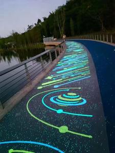 Guijarros que brillan en la oscuridad, piedras termoluminosas para exterior, noche brillante - Product Image 3