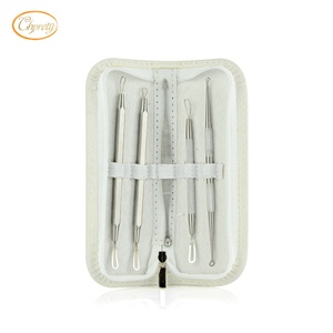 5 Cái Chăm Sóc Mặt Thép Không Gỉ Off Comedone Mụn Nhọt Blemish Extractor Remover Tool Kit Set Chăm Sóc Da Sữa Rửa Mặt - Product Image 6