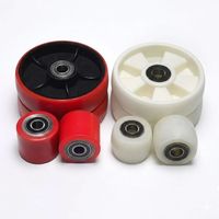 Accessoires pour chariot à palettes, prix d'usine, roues en polyuréthane pour chariot à palettes, 3,15'' x 2,75'' / 7'' x 2'', usage intensif