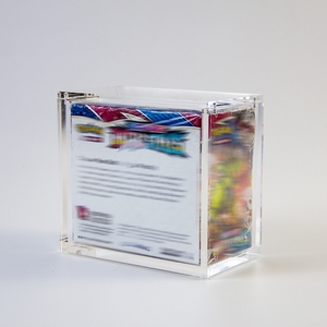 Uv עמיד tcg pokemed תיבת מגן אקריליק במקרה לבנות - Product Image 2