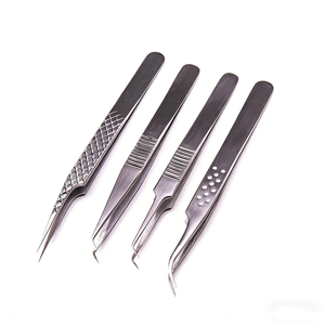 Pinces <span class=keywords><strong>à</strong></span> extensions de cils en métal et outils de soin des ongles – Précision, durabilité, produits de beauté pour recourber les cils – Meilleures ventes <span class=keywords><strong>à</strong></span> l'exportation - Product Image 2