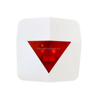 Luz Estroboscópica de Alarma de Incendio con Indicador LED Remoto, Función Clave para un Sistema de Seguridad Doméstica Mejorado