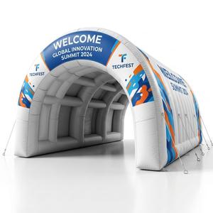 Entrée de tunnel gonflable géante en tissu Oxford pour événements sportifs, performance de tunnel gonflable - Product Image 4
