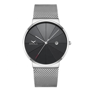 Reloj Minimalista Unisex Ultrafino IP Azul, Reloj de Pulsera de Acero Inoxidable para Hombre, Reloj de Negocios para Hombre con Multifunción - Product Image 1