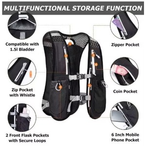 Mochila de Running Camelbak, Muestra Gratuita, Ligera, con Bolsa de Hidratación, Chaleco Funcional para Correr, 5L - Product Image 4