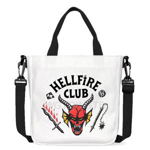 Trendige Stranger Things Umhängetasche mit Aufdruck, große Kapazität, tragbare Handtasche - Product Image 5