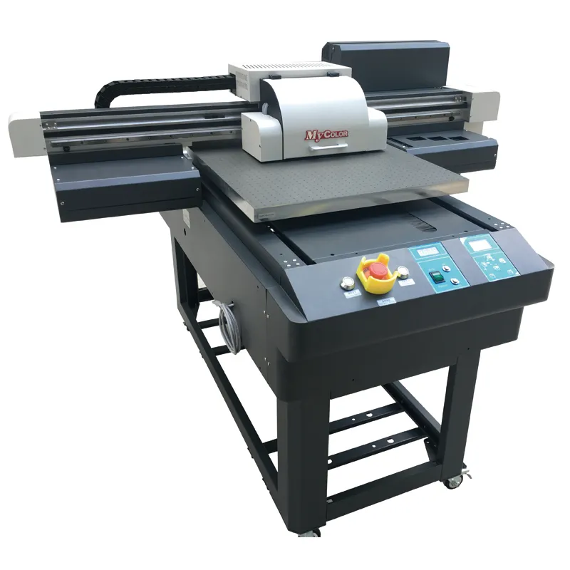 Máquina de impresión de inyección de tinta Digital, 6090 UV, DTF, papel de aluminio 3D, tamaño A3, impresora UV de película DTF